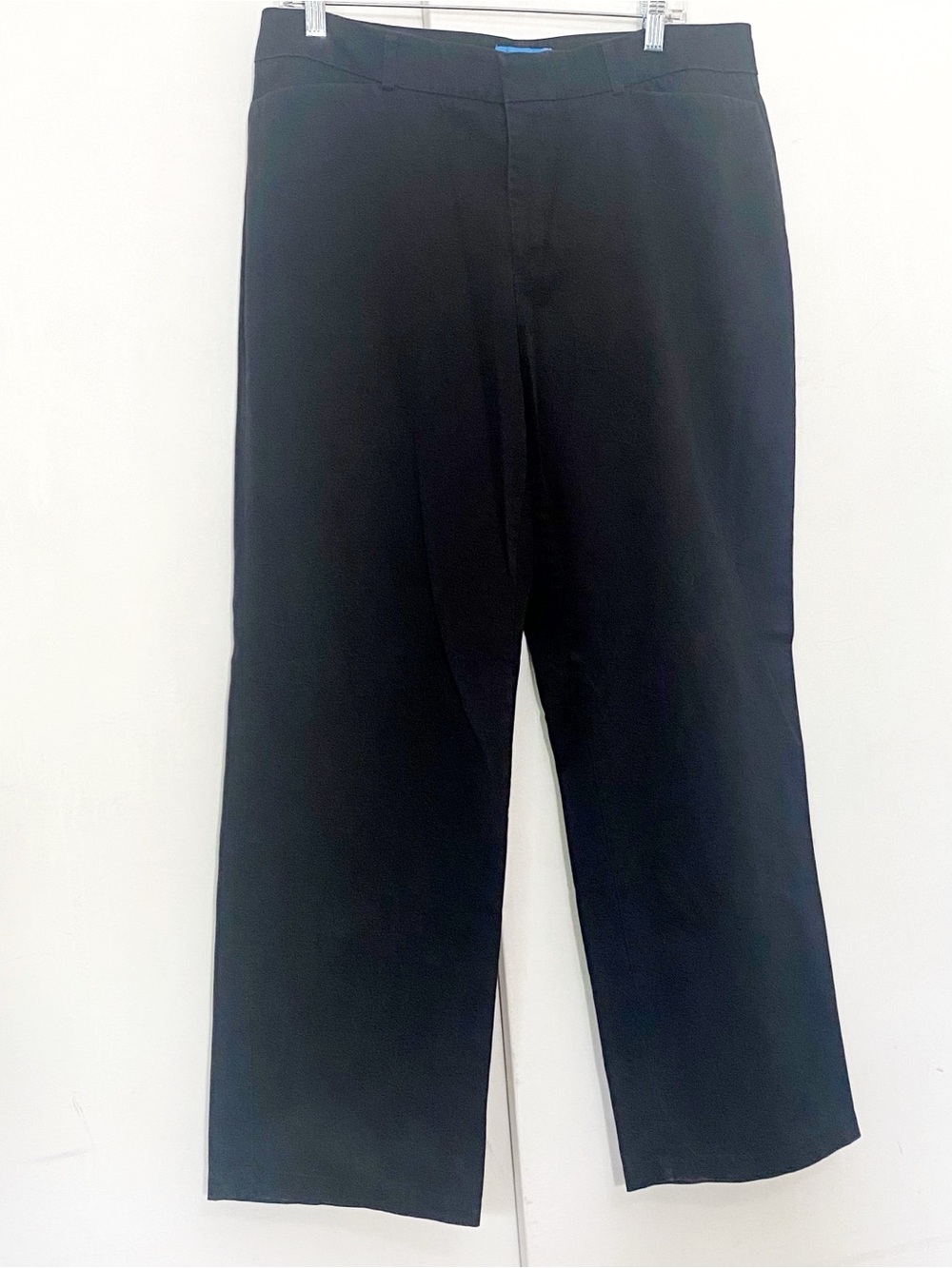 Dockers Women’s Black Straight-Leg Teflon Work Dress Pants 16 Short